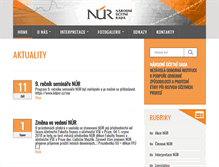Tablet Screenshot of nur.cz